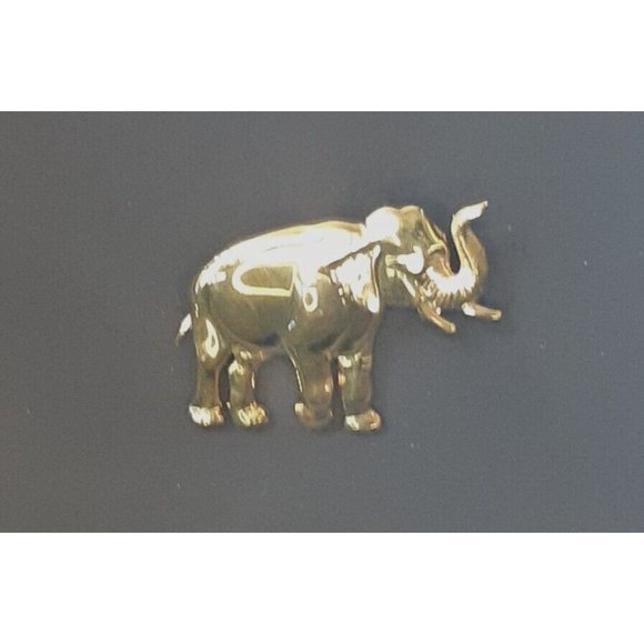 Vintage Gold Toned Elephant Brooch From Park Lane Jewellery - Picture 4 of 13